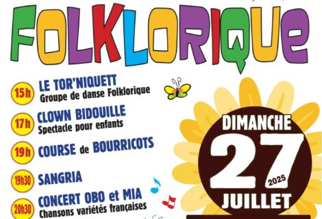 FÊTE FOLKLORIQUE – 27/07