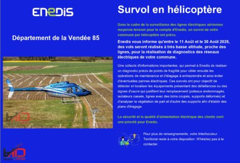 SURVEILLANCE LIGNES ÉLECTRIQUES ENEDIS