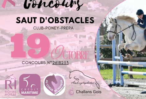 CONCOURS SAUT D’OBSTACLES – 19/10