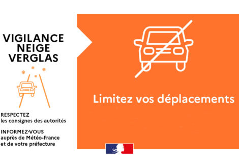 ALERTE MÉTÉO ORANGE : NEIGE-VERGLAS